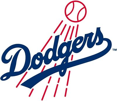 #ad Los Angeles Dodgers Logo Die Cut Laminated Vinyl Sticker Decal MLB