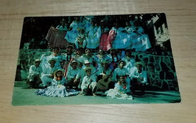 #ad Vintage Postcard Patrons Of The Carnival Festivities El Rancho Garden Panama PC $11.99