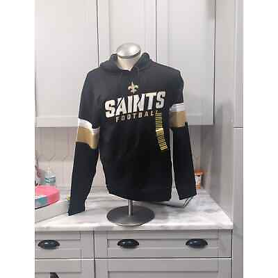 #ad New Orleans Saints Memory Lane Hoodie Team Apparel Size Medium NFL Sweatshirt
