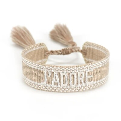 #ad JADORE Bohemian Fashion Embroidery Wrist Knitted Bracelet