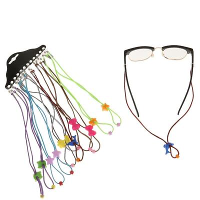 #ad 12 Pcs Kids Eyeglasses Strap Glasses Sports Band Cord Holder Eyeglass Chain