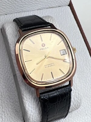 #ad Vintage Felca Automatic 21J Gents Watch Ref 8551 ETA 2692 Swiss Mint