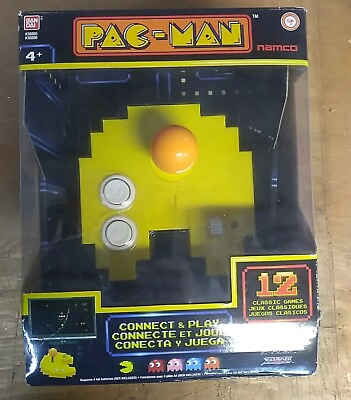 #ad Pac Man TV Plug N Play 12 in 1 Video Game Controller Namco Bandai #38885 #388868