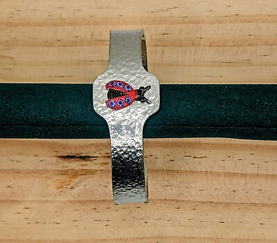 #ad Ladybug Pewter Cuff Bracelet Handmade Hugo De Sánchez Designs