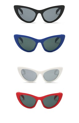 #ad Cat Eye Women Sunglasses Retro GAFAS Vintage Fashion Shadz UV400 Sunglasses