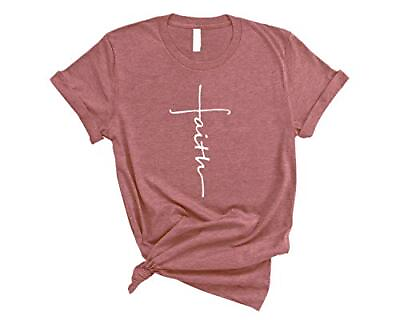 #ad Faith Cross Graphic Christian T Shirt Faith Based Apparel Shirt