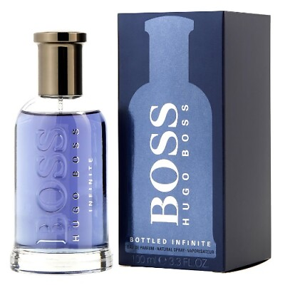 #ad Boss Bottled Infinite by Hugo Boss 3.3 oz EDP Cologne for Men Brand New In Box