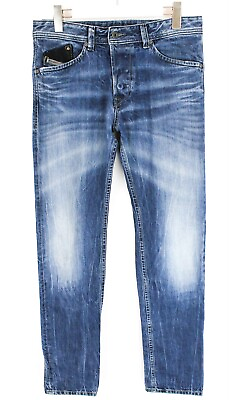 #ad DIESEL Darron 008M2 Jeans Men#x27;s W30 L34 Regular Slim Tapered Distressed Whiskers $53.18