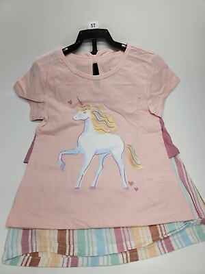 #ad Carter#x27;s Kids#x27; 3 piece Playwear Set Unicorn Girls Toddler $15.00