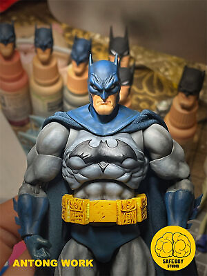 #ad Customized Silence Cartoon Batman Head Sculpt 1 12 Scale Model Fit MAFEX Action