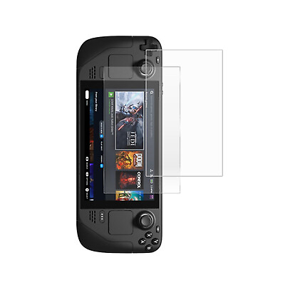 #ad 2Pcs 9H Anti Scratch Tempered Glass Screen Protector for Steam Deck Game Console