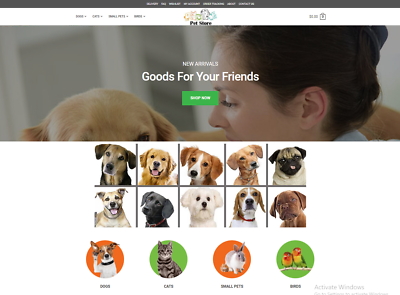 #ad Money Making Pet Store Drop shipping Affiliate Website Free Hosting Setup $39.00
