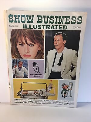#ad Vintage Show Business Illustrated Sept. 5 1961 No.1 Vintage Ads Sinatra