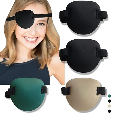 #ad 4 Pcs Eye Patches for Adults and Kids 3D Adjustable