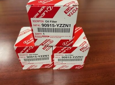 #ad 3 90915 YZZN1 Genuine Toyota Oil Filters