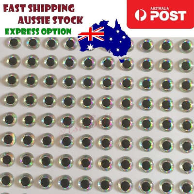 #ad 250pcs 5.5mm Fishing Lure Eye Tiny Size Fly Fishing Crank Bait Artificial Silver