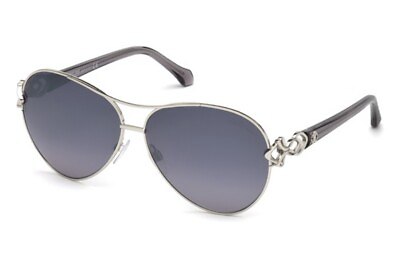 #ad NWB $395 Roberto Cavalli womens minucciano sunglasses smoked Italy 61x20