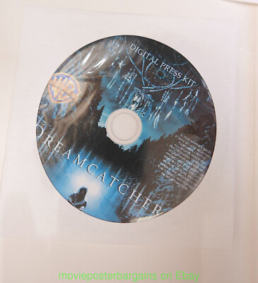 #ad DREAMCATCHER press Kit With CD MOVIE POSTER Art 2003 STEPHEN KING HORROR