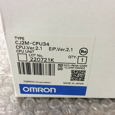 #ad New CJ2M CPU34 Omron CPU Unit CJ2M CPU34 CJ2M CPU34 IN BOX