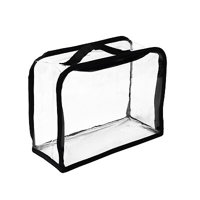 #ad Handbag Dust Bags M Size PVC Clear Dustproof Purse Handbag Cover Black