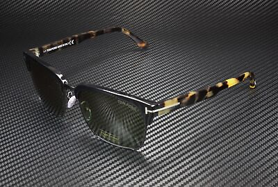 #ad Tom Ford River FT0367 02B Matte Black Gradient Smoke 57 mm Men#x27;s Sunglasses