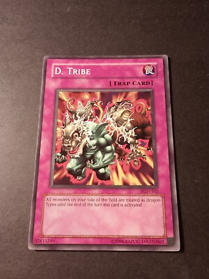 #ad Yu Gi Oh D. Tribe Common Trap Card PGD 102 LP