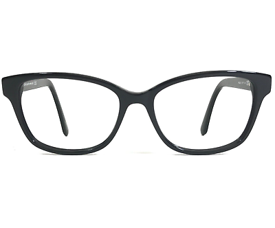 #ad Kate Spade Eyeglasses Frames REILLY G 807 Black Cat Eye Crystal Logos 53 16 140