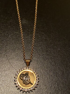 #ad Ottoman Turkish Gold Pendant And Necklace
