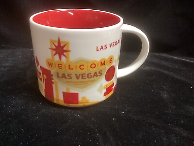 #ad 2012 Starbucks You Are Here Collection Welcome Las Vegas 14 OZ mug NEW no box