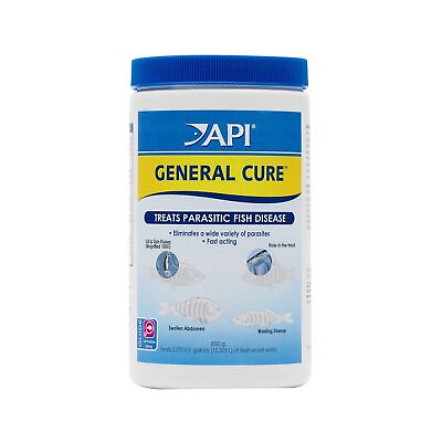#ad API GENERAL CURE Freshwater and Saltwater Fish Powder Medication 30 Ounce Bul...
