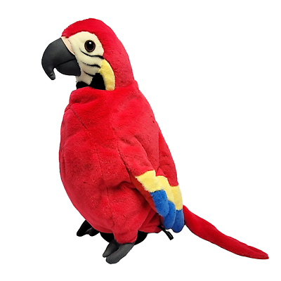 #ad Scott Edward Golf Parrot Macaw PLUSH GOLF CLUB Head Cover Stuffed Animal Driver