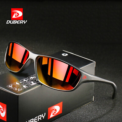 #ad DUBERY Men Women Sport Polarized Sunglasses Ultralight Frame Driving Glasses New