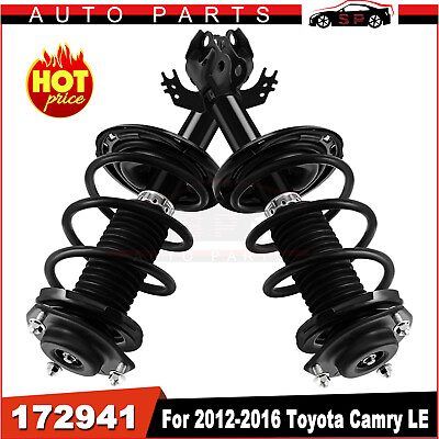 #ad For Toyota Camry LE 2012 2017 Front Complete Struts amp; Shocks Absorber Assemblies
