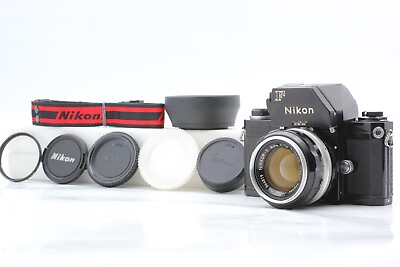 #ad 【A MINT Lens】 Nikon F Photomic FTN Black SLR Camera Nikkor S 50mm F1.4 Japan