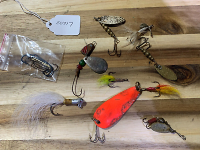 #ad Vintage Junk fishing lure Mepps spinner amp; other lot#20717