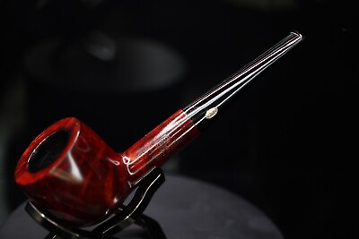 #ad GBD New Standard Smooth Stubby Pot 789 Estate Pipe Ruby stain