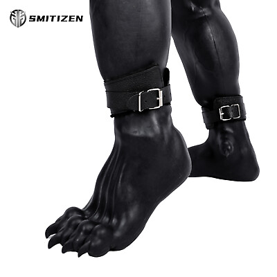 #ad Smitizen Silicone Black Beast Paw Monster Feet Realistic Skin Paw for Cosplay
