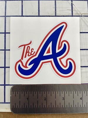 #ad Atlanta Braves “The A” #cityconnect Decal 3.5” ⚾️ STICKS TO ANYTHING