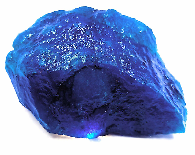 #ad 910Ct Certified Natural Royal Blue Sapphire Rough Earth Mined Loose Gemstone AKU