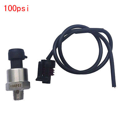 #ad 0 100psi Linear 0.5 4.5V Gas Fuel Air Liquid Pressure Sensor Transducer Sender
