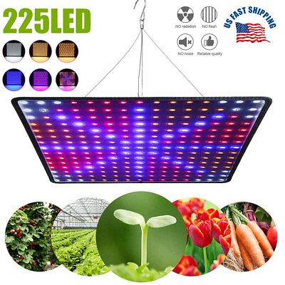 #ad 8500W 225 LED Grow Light Panel Full Spectrum Lamp for Indoor Plant Veg Flower