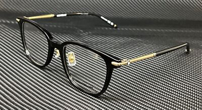 #ad #ad MONT BLANC MB0247OK 004 Black Gold Extra Large Men#x27;s 54 mm Eyeglasses