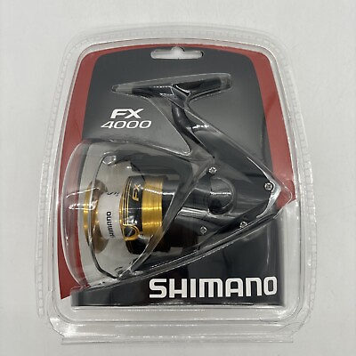 #ad Shimano FX 4000 Spinning Fishing Reel FX4000FCC S System Gear Ratio 5.2:1 NEW