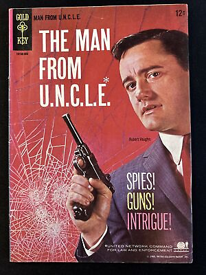 #ad The Man From UNCLE #1 Gold Key Vintage Comics Silver Age TV Show 1965 VG *A1