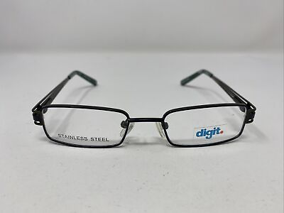 #ad digit Eyeglasses Frames Laser 44 17 125 Blue Green Full Rim UL42