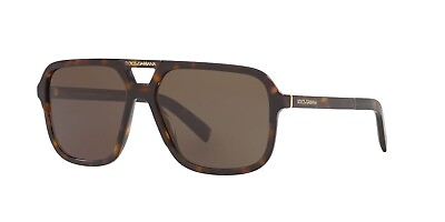 #ad New Dolce amp; Gabbana Men#x27;s Sunglasses DG4354 502 73 Havana Brown 58mm