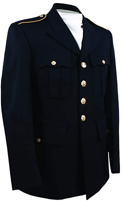 #ad US ARMY MEN#x27;S MILITARY SERVICE DRESS BLUE BLUES ASU UNIFORM COAT JACKET NEW $49.99
