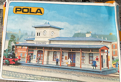 #ad POLA 551 HO H0 KIT Country Railway Station NIEDLINGEN Vintage