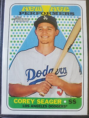 #ad 2018 Heritage New Age Performers COREY SEAGER Card NAP 12 Dodgers MINT
