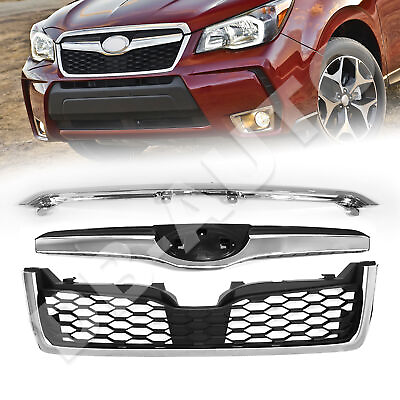 #ad Fit 2014 2018 2017 Subaru Forester Front Chrome Factory OE Style Grille Grill